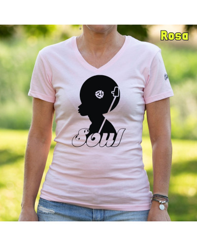 Soul Music - Camiseta Mujer Manga Corta