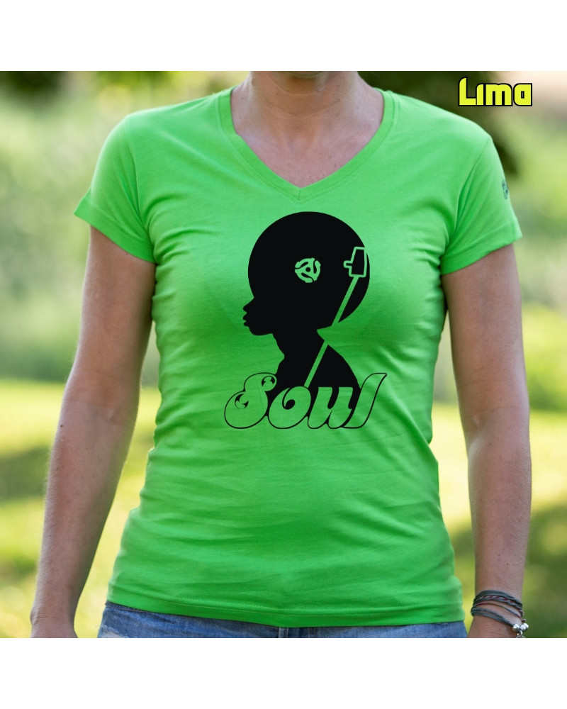 Soul Music - Camiseta Mujer Manga Corta