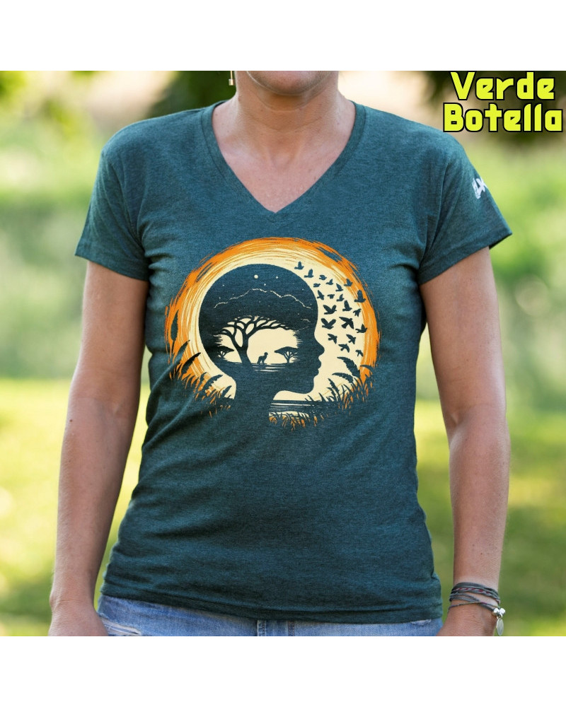 Soñando Sabana - Camiseta Mujer Manga Corta