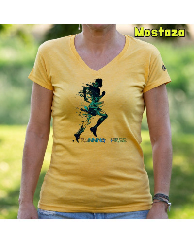 Running Free - Camiseta Mujer Manga Corta