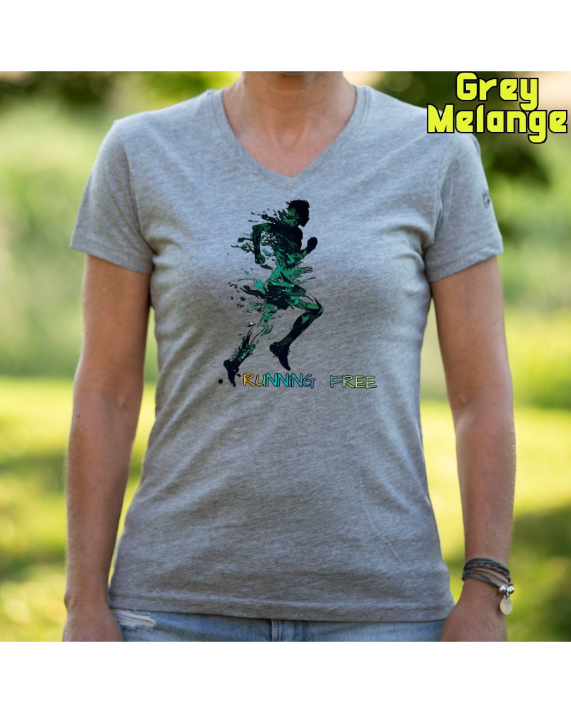 Running Free - Camiseta Mujer Manga Corta