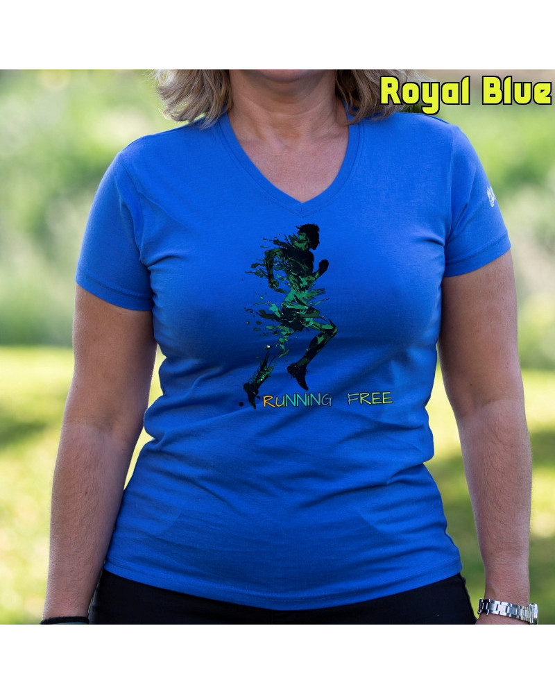 Running Free - Camiseta Mujer Manga Corta