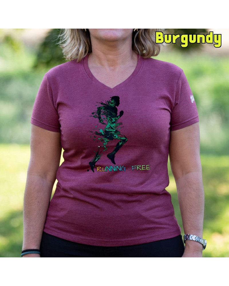 Running Free - Camiseta Mujer Manga Corta