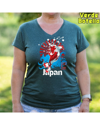 Red Japan - Camiseta Mujer Manga Corta