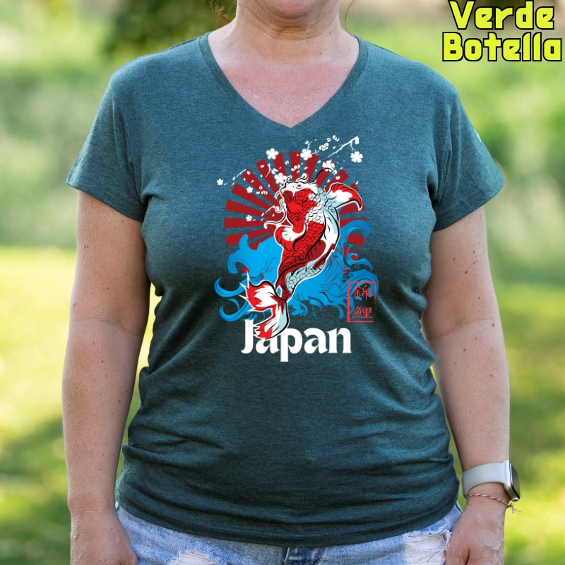 Red Japan - Camiseta Mujer Manga Corta