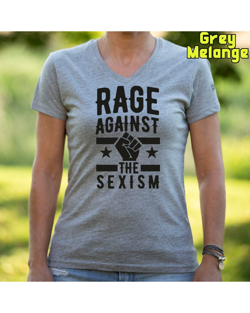 Rage Against The Sexism - Camiseta Mujer  Manga Corta