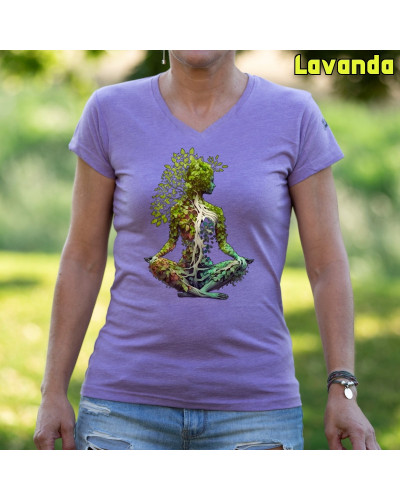 Pacha Mama - Camiseta Mujer Manga Corta