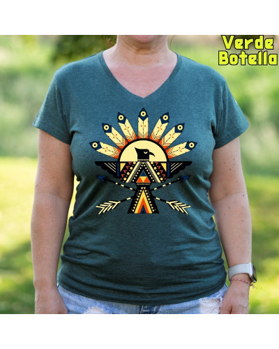 Navajo - Camiseta Mujer Manga Corta