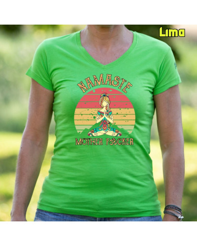 Namaste - Camiseta Mujer Manga Corta
