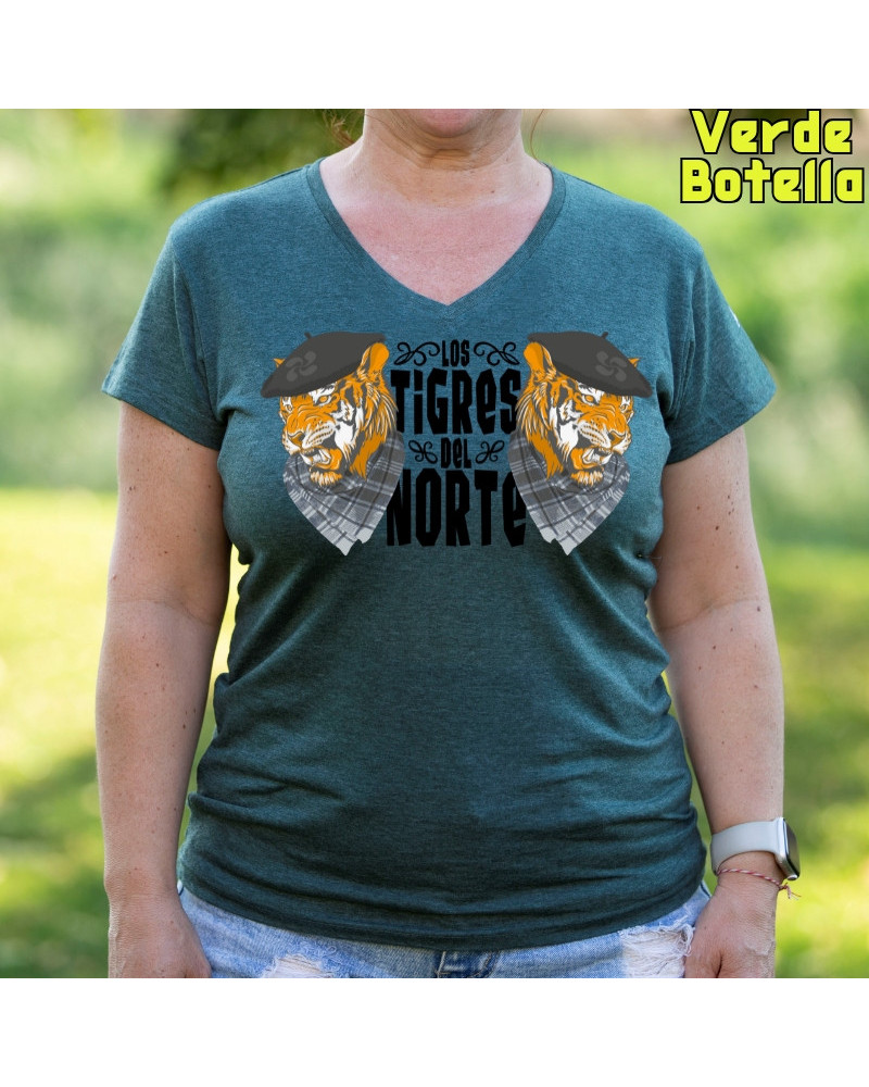 Los Tigres Del Norte - Camiseta Mujer Manga Corta