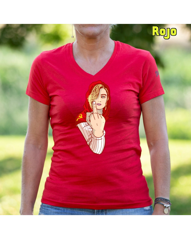 Kaperucita Red - Camiseta Mujer Manga Corta