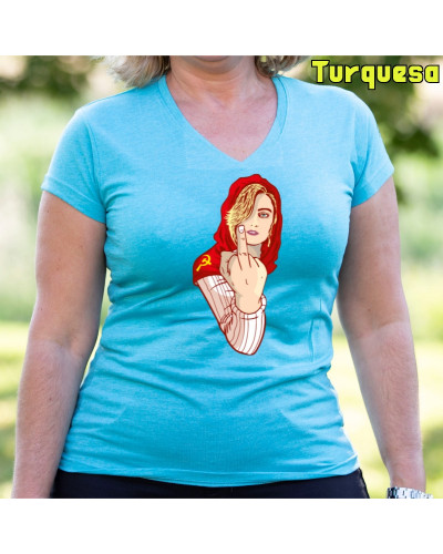 Kaperucita Red - Camiseta Mujer Manga Corta