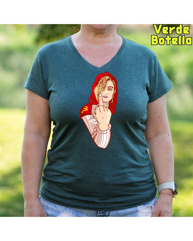 Kaperucita Red - Camiseta Mujer Manga Corta