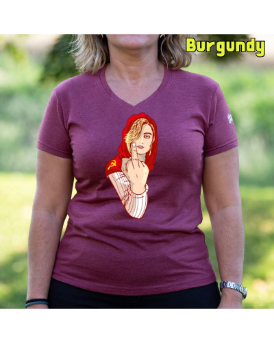 Kaperucita Red - Camiseta Mujer Manga Corta