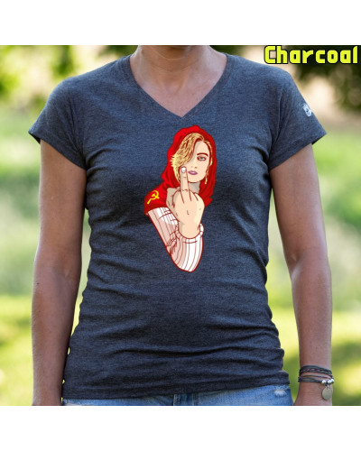 Kaperucita Red - Camiseta Mujer Manga Corta