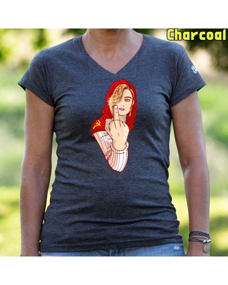 Kaperucita Red - Camiseta Mujer Manga Corta