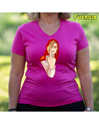 Kaperucita Red - Camiseta Mujer Manga Corta