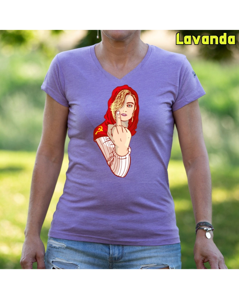 Kaperucita Red - Camiseta Mujer Manga Corta