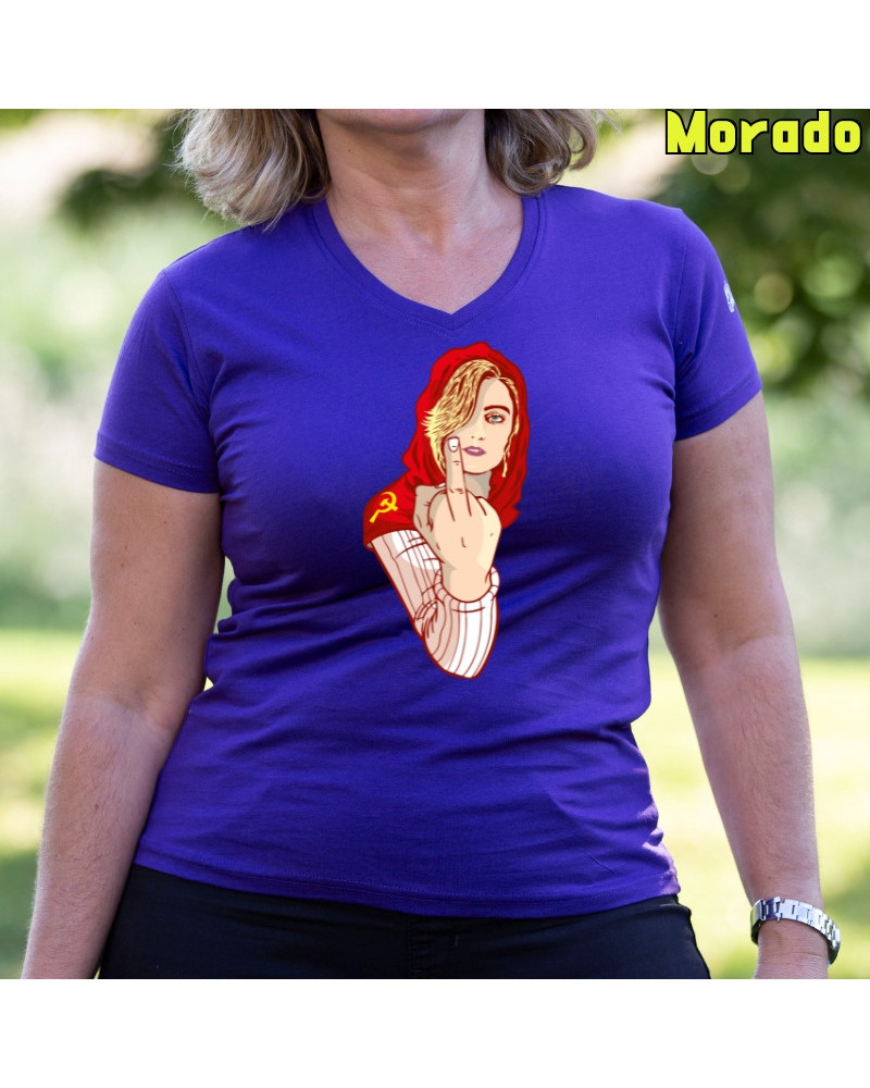 Kaperucita Red - Camiseta Mujer Manga Corta