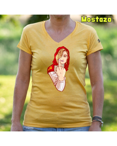 Kaperucita Red - Camiseta Mujer Manga Corta