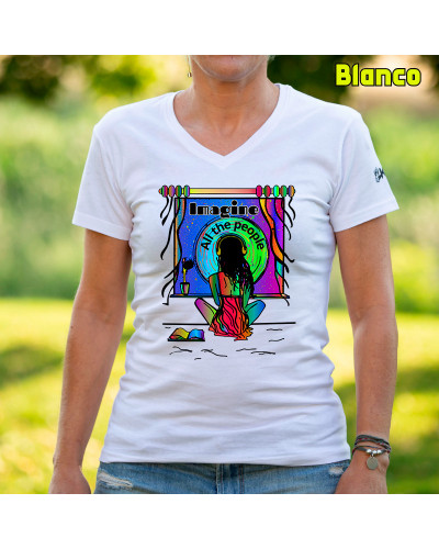 Imaginatelo - Camiseta Mujer Manga Corta
