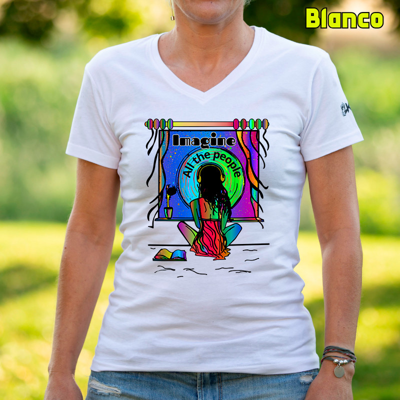 Imaginatelo - Camiseta Mujer Manga Corta
