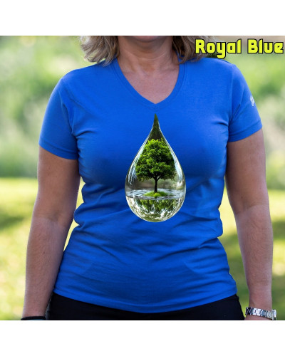 Gota - Camiseta Mujer Manga Corta