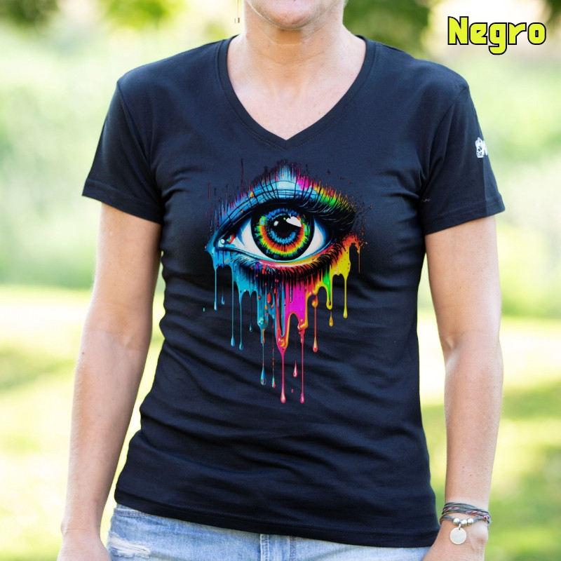 Eye - Camiseta Mujer Manga Corta