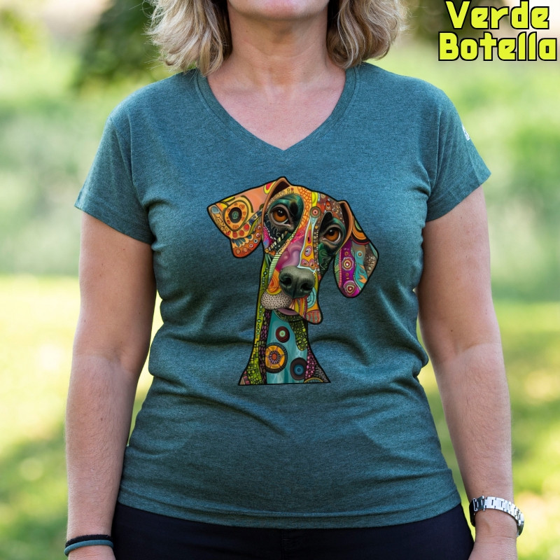 Dog - Camiseta Mujer Manga Corta