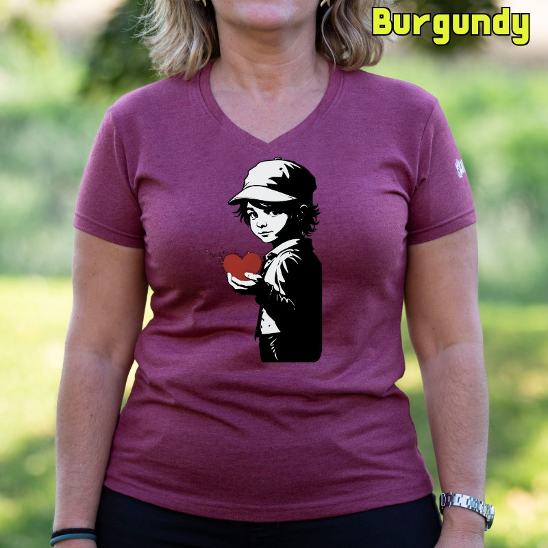 Corazón En Mano - Camiseta Mujer Manga Corta