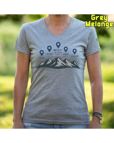 Cumbres Navarras - Camiseta Mujer Manga Corta