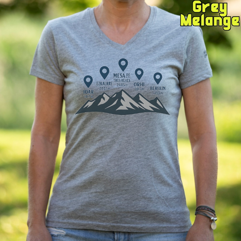 Cumbres Navarras - Camiseta Mujer Manga Corta