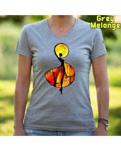 African - Camiseta Mujer Manga Corta