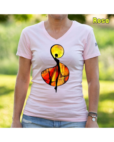 African - Camiseta Mujer Manga Corta
