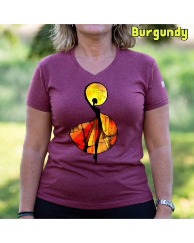 African - Camiseta Mujer Manga Corta