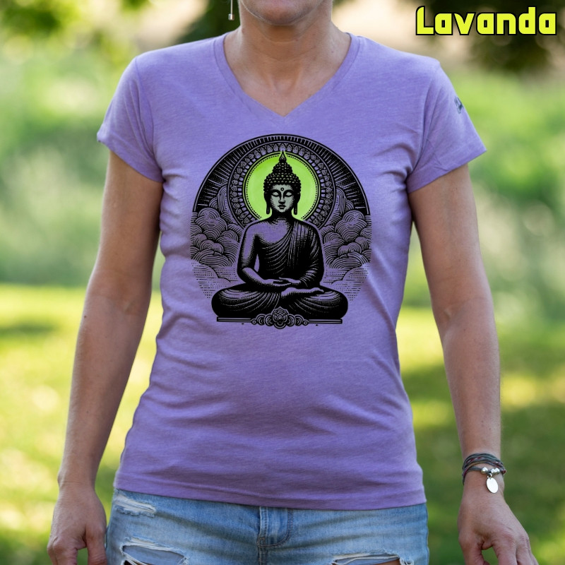 Buda - Camiseta Mujer Manga Corta