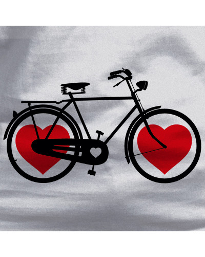Bike Of Love - Camiseta Mujer  Manga Corta