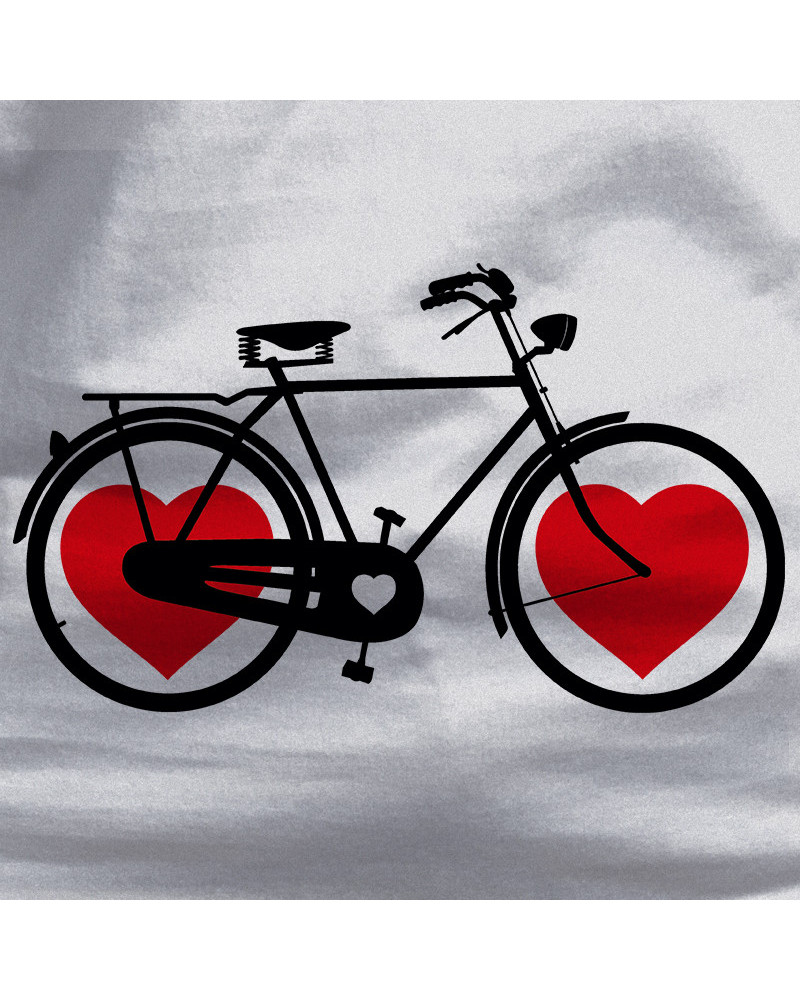 Bike Of Love - Camiseta Mujer  Manga Corta