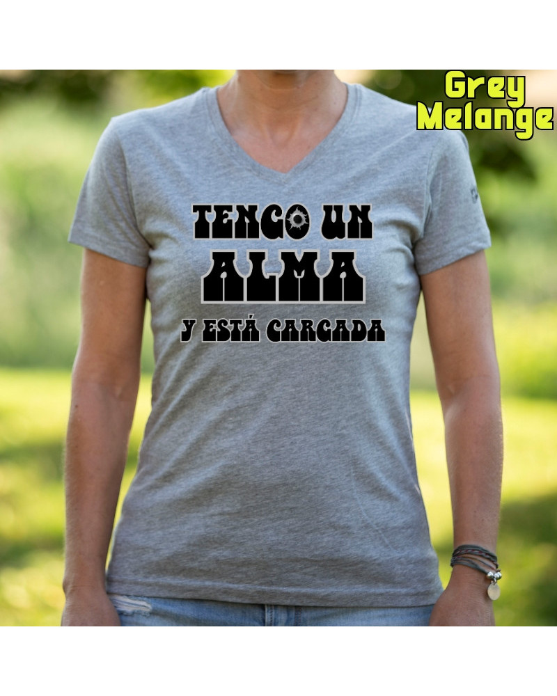 Alma Cargada - Camiseta Mujer Manga Corta