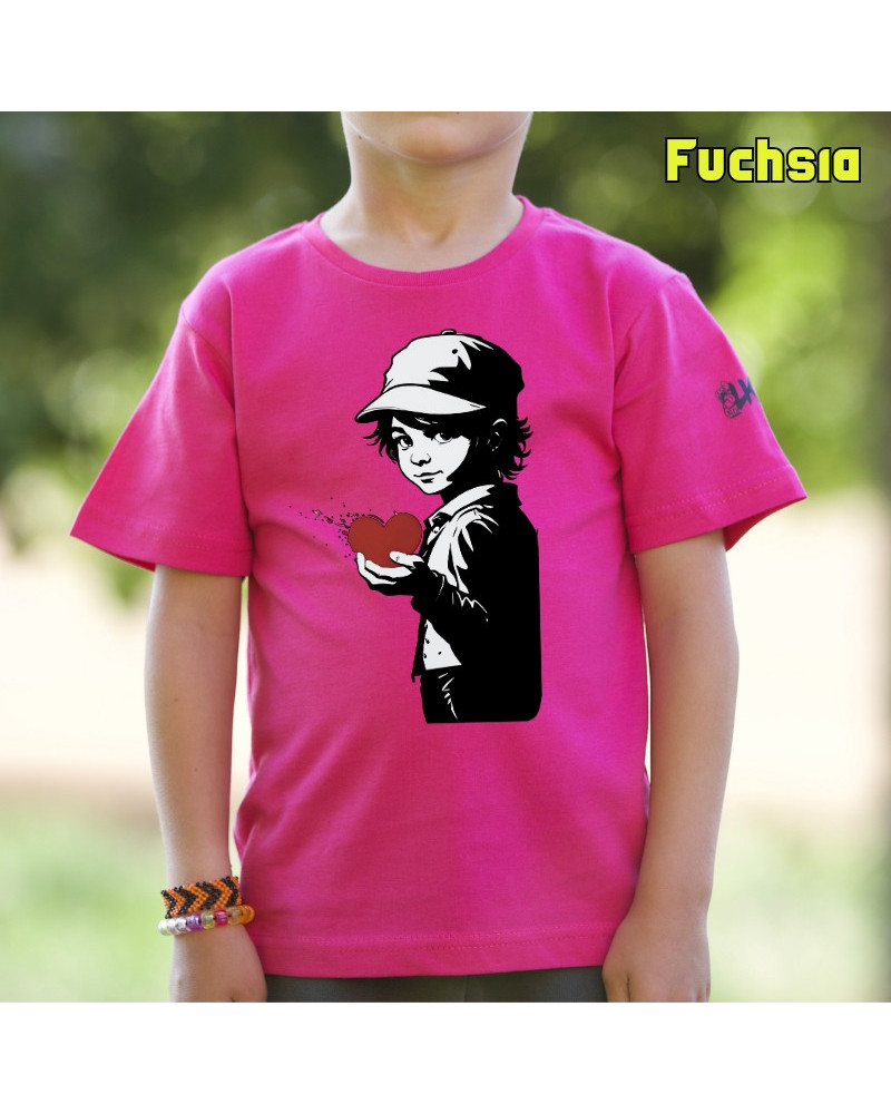 Corazón En Mano - Camiseta Niño Manga Corta