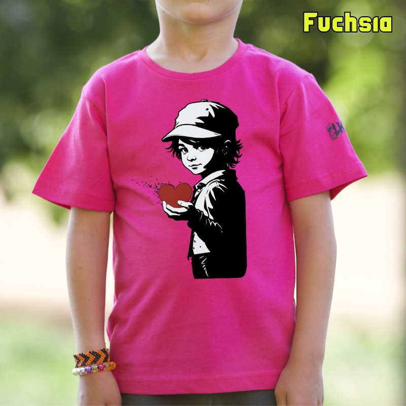 Corazón En Mano - Camiseta Niño Manga Corta