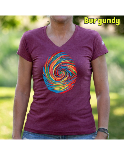 Camiseta Mujer Huella Dactilar - manga corta