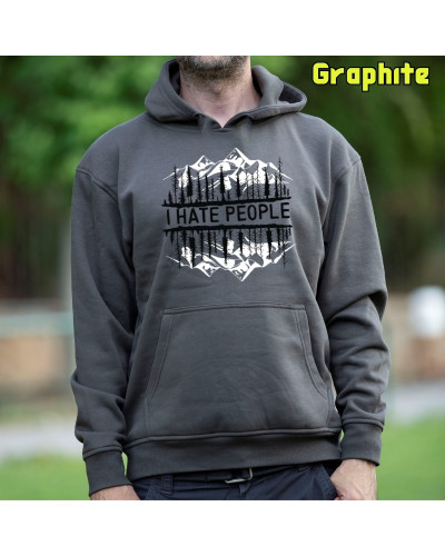 I Hate People - Sudadera Hombre Con Capucha