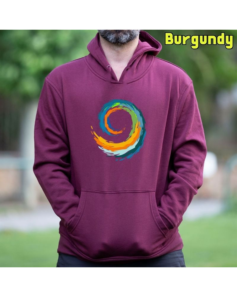 Espiral - Sudadera Hombre Con Capucha