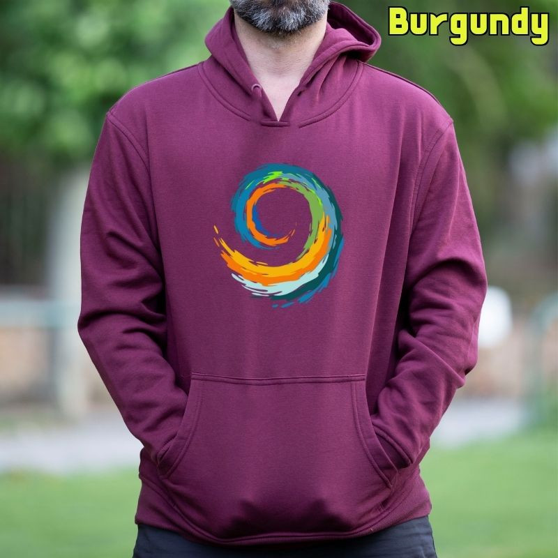 Espiral - Sudadera Hombre Con Capucha