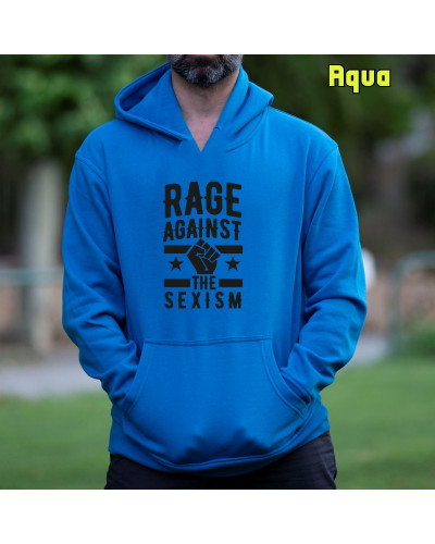 Rage Against The Sexism - Sudadera Hombre Con Capucha