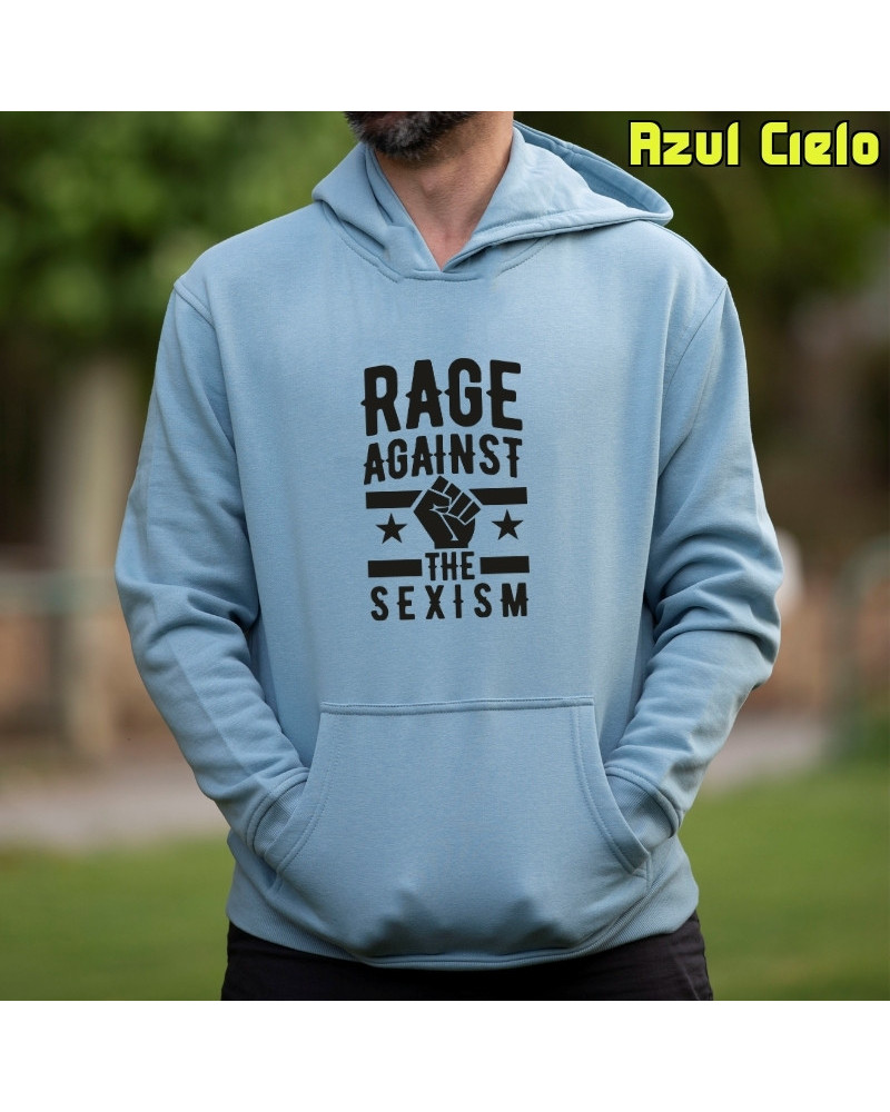 Rage Against The Sexism - Sudadera Hombre Con Capucha