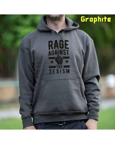 Rage Against The Sexism - Sudadera Hombre Con Capucha