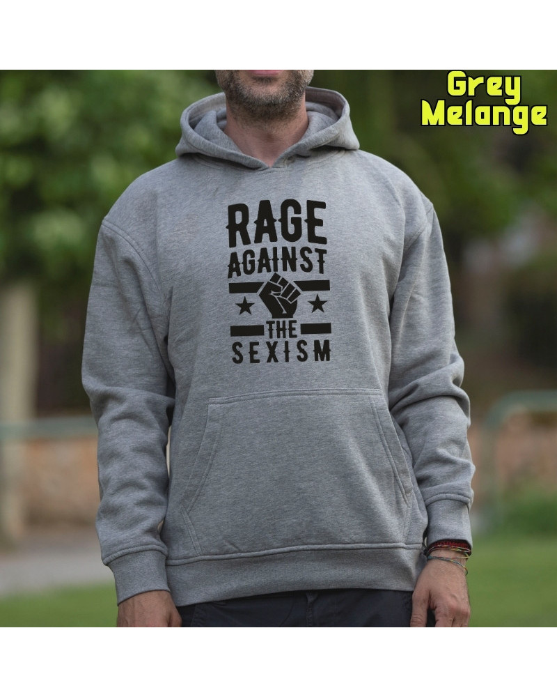 Rage Against The Sexism - Sudadera Hombre Con Capucha