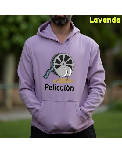 Peliculón - Sudadera Hombre Con Capucha